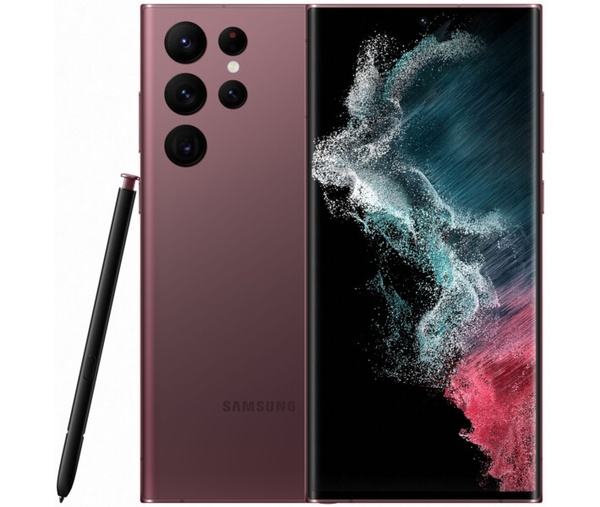 Samsung Galaxy S22 Ultra DUOS 12/256GB Burgundy (SM-S908BDRD)