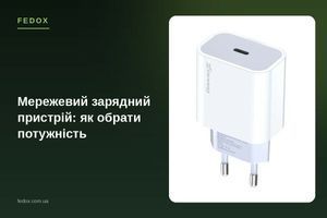 Мережевий зарядний пристрій: як обрати потужність