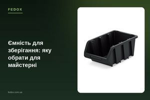 Контейнер для хранения: какой выбрать для мастерской