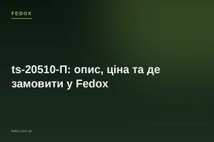 ts-20510-П: опис, ціна та де замовити у Fedox