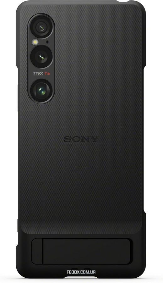 Чохол-накладка Sony Style Cover with Stand для Sony Xperia 1 VI Black (XQZ-CBEC/BGENG), чорний