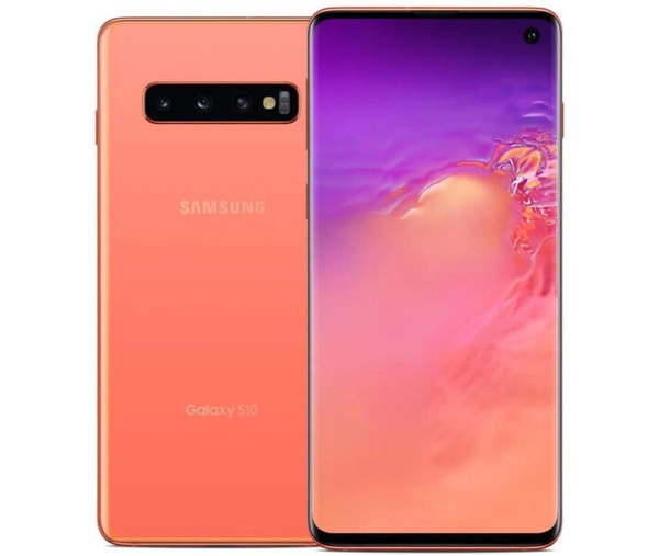 Смартфон Samsung Galaxy S10 128GB SM-G973FZGD (Orange) Flamingo Pink DUOS (Original)