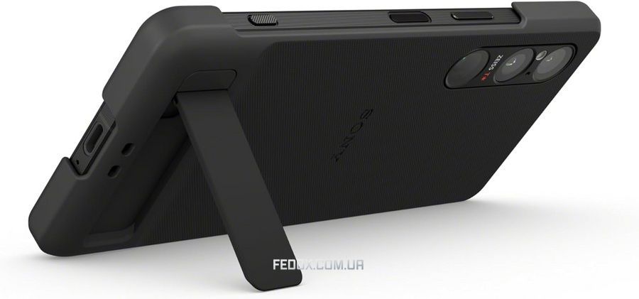 Чохол-накладка Sony Style Cover with Stand для Sony Xperia 1 VI Black (XQZ-CBEC/BGENG), чорний