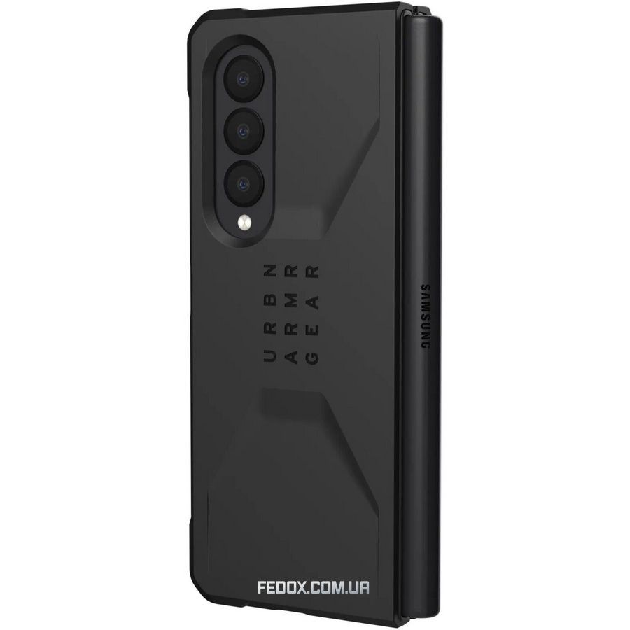 Чохол-накладка Urban Armor Gear Civilian для Samsung Galaxy Fold 3 SM-F926 Black (21319D114040), чорний