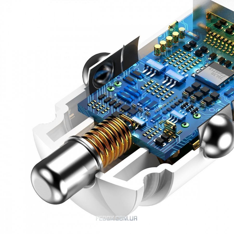 АЗП Baseus Circular Plastic QC 3.0 30W 2USB