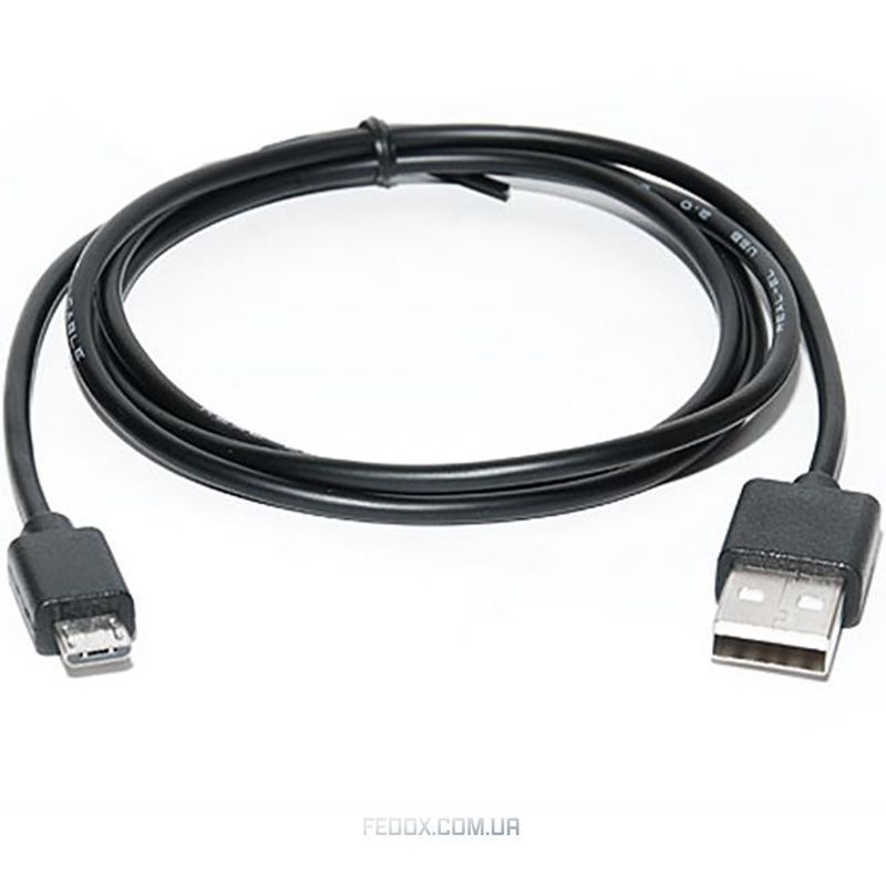 Кабель REAL-EL Pro USB - micro USB V 2.0 (M/M), 0.6 м, черный (EL123500021)