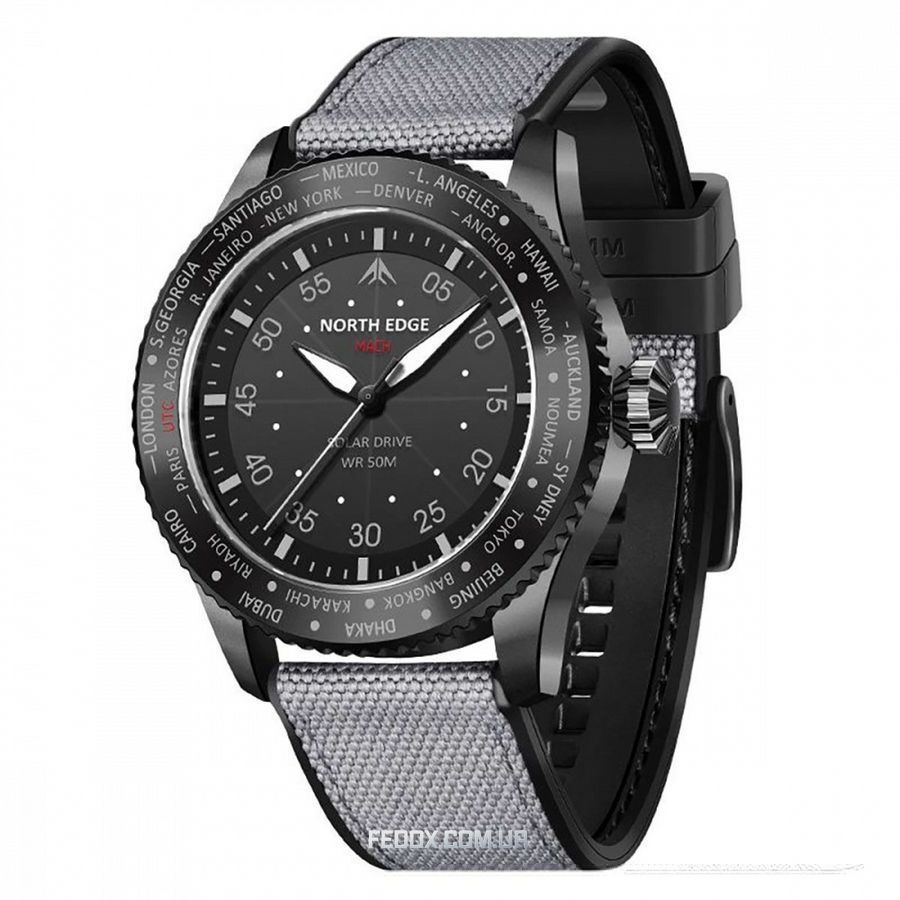 Механические Часы NORTH EDGE MACH black