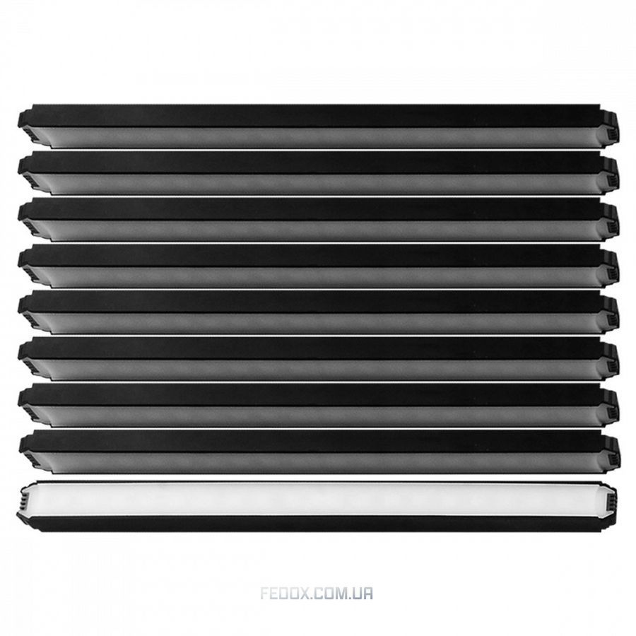 RGB Набір настінних світильників LED Smart Wall Lamp 9pcs (TuYa WIFI) black