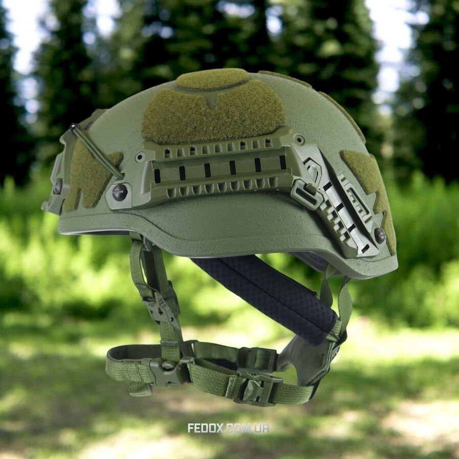 Sestan-Busch Croatia Helmet (BK-ACH-MC) GEN-II Covers Half-Ears Green-XL