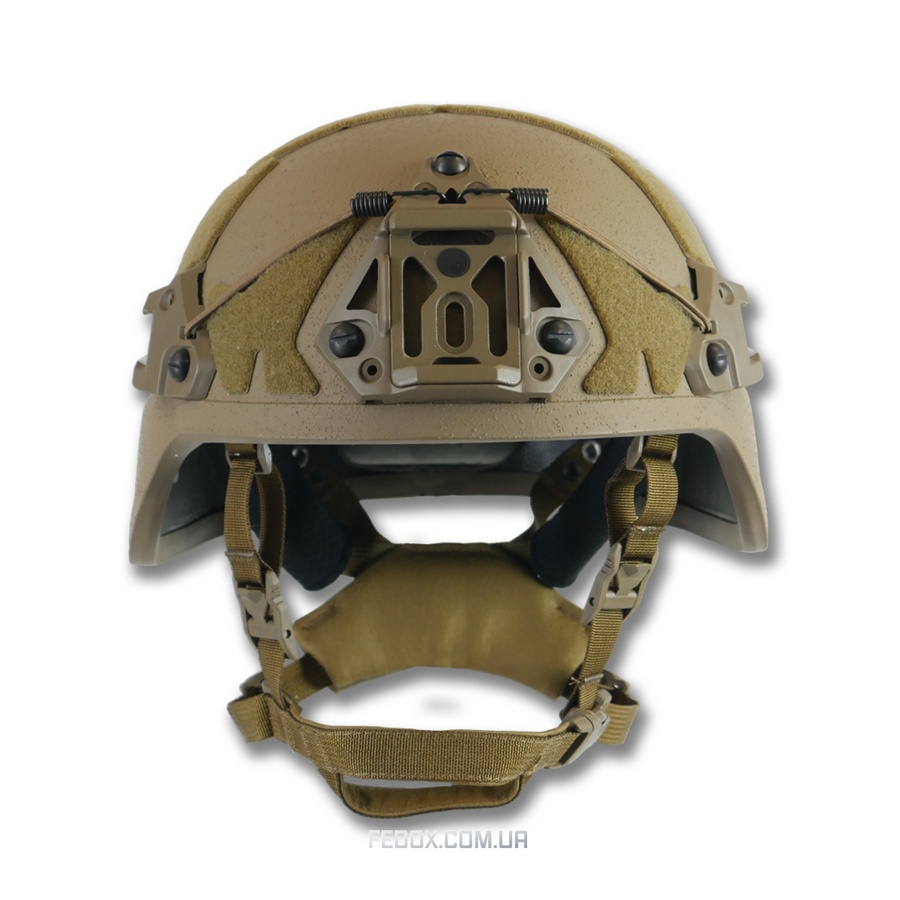 Балістична каска (шолом) NIJ-IIIA Sestan-Busch. Helmet (BK-ACH) GEN-II (Ця Модель закриває Вуха) Coyote-Пісочний-(XL) Оригінал із чохлом. Виробник Хорватія.