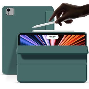 Чохол BeCover Tri Fold Soft TPU Silicone для Apple iPad Air 13" M2 2024 Dark Green (711470), Зелений