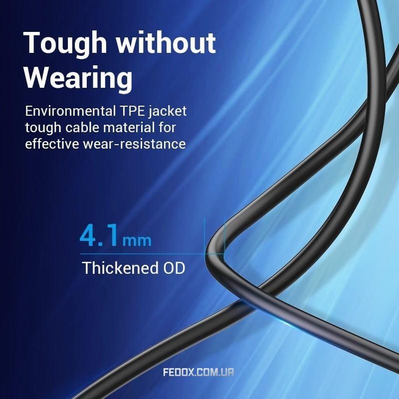Кабель Vention USB Type-C - USB Type-B (M/M), 2 м, Black (CQUBH)