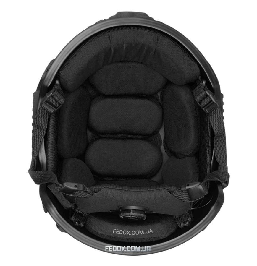 PGD-ARCH (GEN3) Кевларовий балістичний бронешолом NIJ-IIIA. (XL-Black)