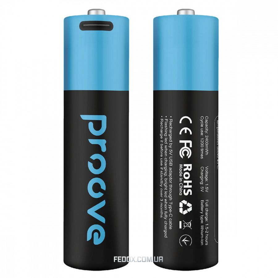 Акумуляторні батарейки Proove Compact Energy AA 2 pcs