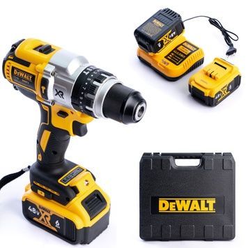 Аккумуляторный ударный дрель-шуруповерт DeWalt DCD996P3 (48V, 6AH) Бесщеточный с большим набором Деволт