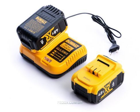 Акумуляторний ударний дриль-шуруповерт DeWalt DCD996P3 (48V, 6AH) Безщітковий із великим набором Деволт