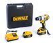 Акумуляторний ударний дриль-шуруповерт DeWalt DCD996P3 (48V, 6AH) Безщітковий із великим набором Деволт