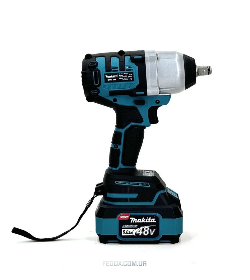 Безщітковий Гайковерт Makita (DTW288) Акумуляторний (48V / 6AH) Потужний ударний гайковерт Макіта в Кейсі (+2 АКБ)
