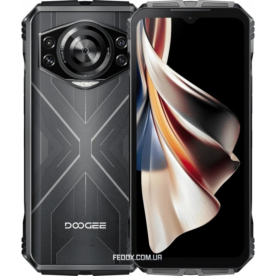 Смартфон Doogee S Cyber 8/256GB Black/Silver