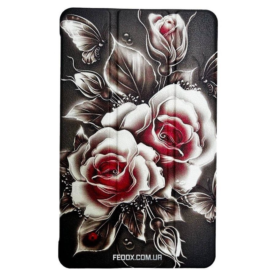 Чохол BeCover Smart Case для Samsung Galaxy Tab A11 SM-X133/SM-X135 8.7" Black Rose (713983)