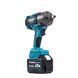 Гайковерт ударний Makita (TW1001GZ) Акумуляторний безщітковий 1000Hm (48V / 9Ah) імпакт-ключ Макіта (+Набір інструментів / +2 АКБ)