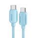 Кабель Essager Breeze USB Type-C - USB Type-C (M/M), 100W, 1 м Blue (EXCTT1-WL03-P)