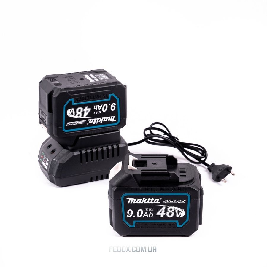 Гайковерт ударний Makita (TW1001GZ) Акумуляторний безщітковий 1000Hm (48V / 9Ah) імпакт-ключ Макіта (+Набір інструментів / +2 АКБ)