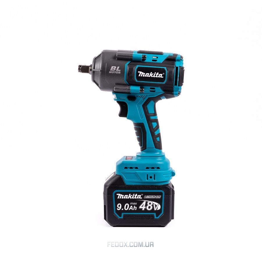 Гайковерт ударний Makita (TW1001GZ) Акумуляторний безщітковий 1000Hm (48V / 9Ah) імпакт-ключ Макіта (+Набір інструментів / +2 АКБ)