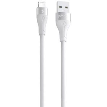Кабель Proove Soft Silicone USB Type-A - Lightning (M/M), 1 м, White (CCSO20001102)
