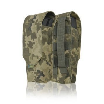 Подсумок под 2 магазина KIBORG GU Double Mag Pouch Пиксель