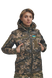 Зимова утеплена жіноча FS куртка-трансформер Soft Shell 2в1, піксель