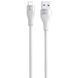 Кабель Proove Soft Silicone USB Type-A - Lightning (M/M), 1 м, White (CCSO20001102)