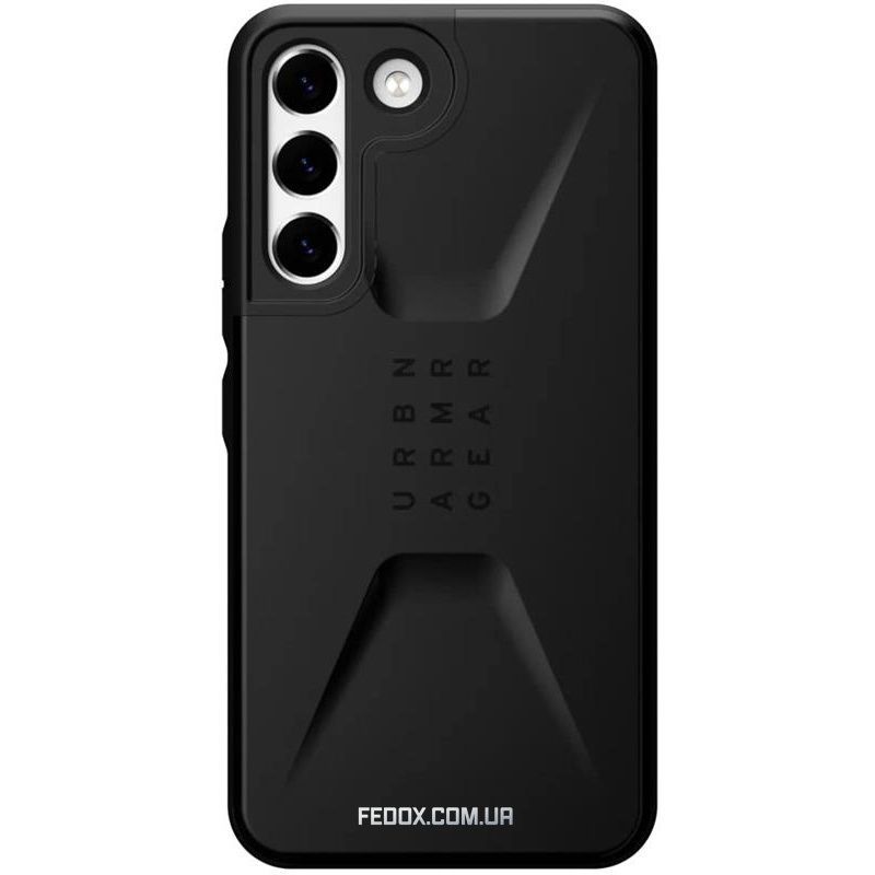 Чохол-накладка Urban Armor Gear Civilian для Samsung Galaxy S22 SM-S901 Black (21342D114040), чорний