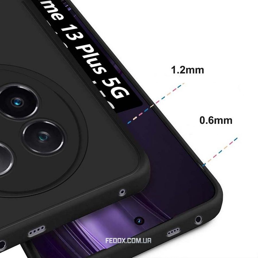 Чехол-накладка BeCover для Realme 13 Plus 5G Black (712765)