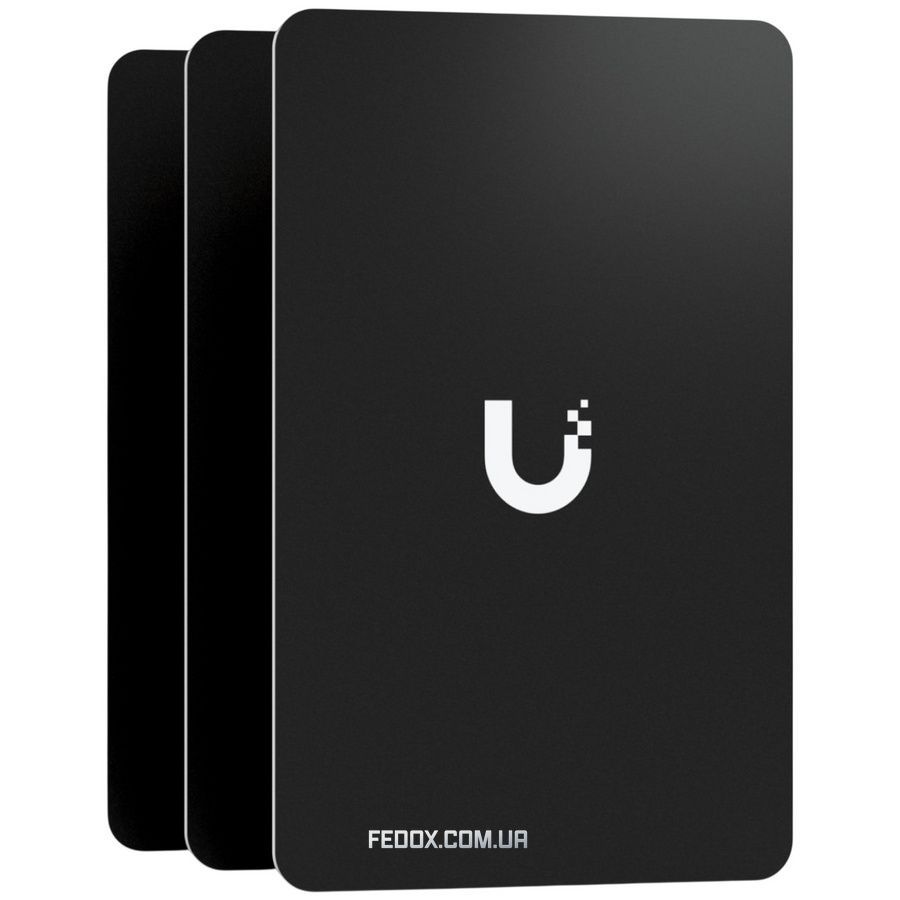 Карта доступа NFC Ubiquiti Access Card black 10шт (UA-Card-B-10)