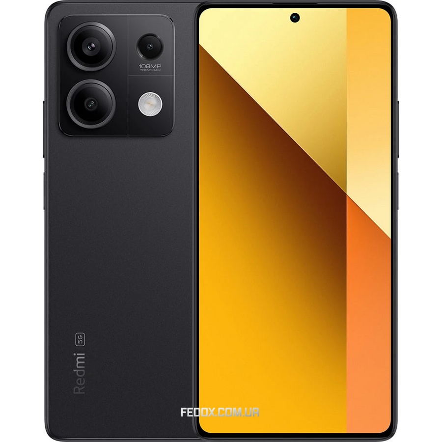 Смартфон Xiaomi Redmi Note 13 5G 6/128GB Stealth Black 2 Sim