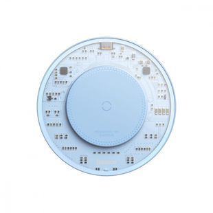 Беспроводной ЗП Baseus Simple 2 15W + Кабель Type-C To Type-C 24W (1м) синий