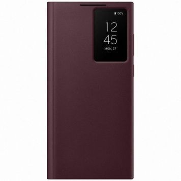 Чохол-книжка Samsung Smart Clear View Cover для Samsung Galaxy S22 Ultra SM-S908 Burgundy (EF-ZS908CEEGRU)
