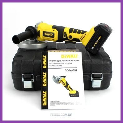 Болгарка аккумуляторная DeWalt DCG405NT 36V 6Ah бесщеточная