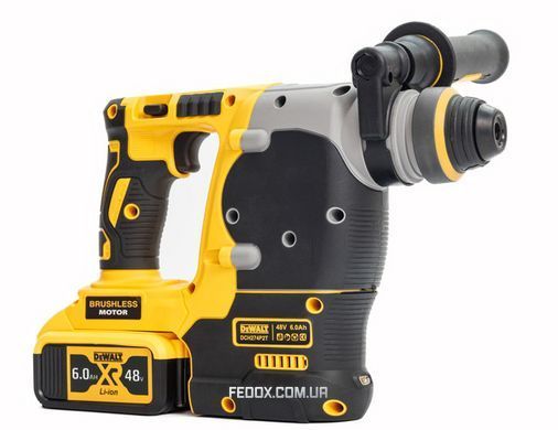Безщітковий акумуляторний перфоратор DeWalt DCH274P2T (48V, 6 AH) Потужний перфоратор Деволт з 2 АКБ