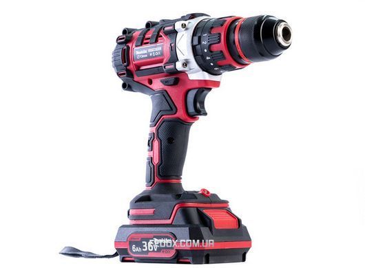 Ударний безщітковий акумуляторний дриль-шуруповерт Makita DHP488 (36V, 6 AH) Макіта з металом патроном 13 мм