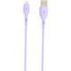 Кабель SkyDolphin S22L Soft Silicone USB - Lightning (M/M), 1 м, Violet (USB-000600)