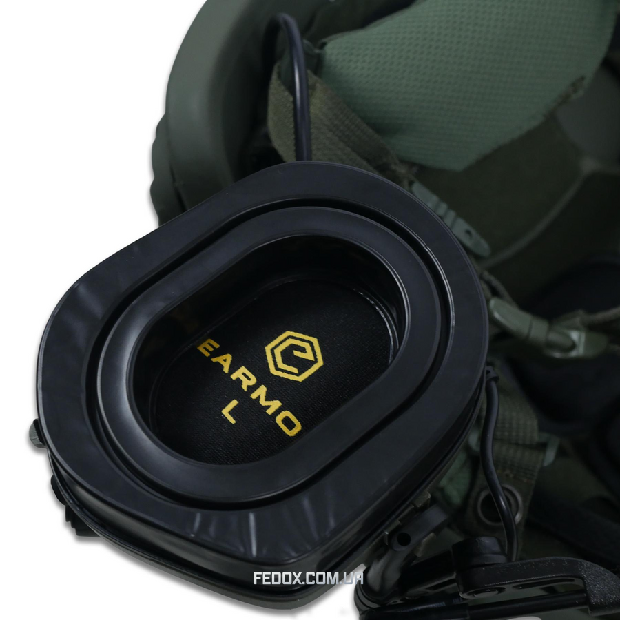Тактические наушники EARMOR M32Н PLUS Олива