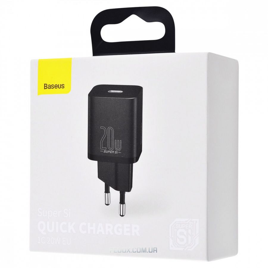 МЗП Baseus Super Silicone PD Charger 20W (1Type-C)