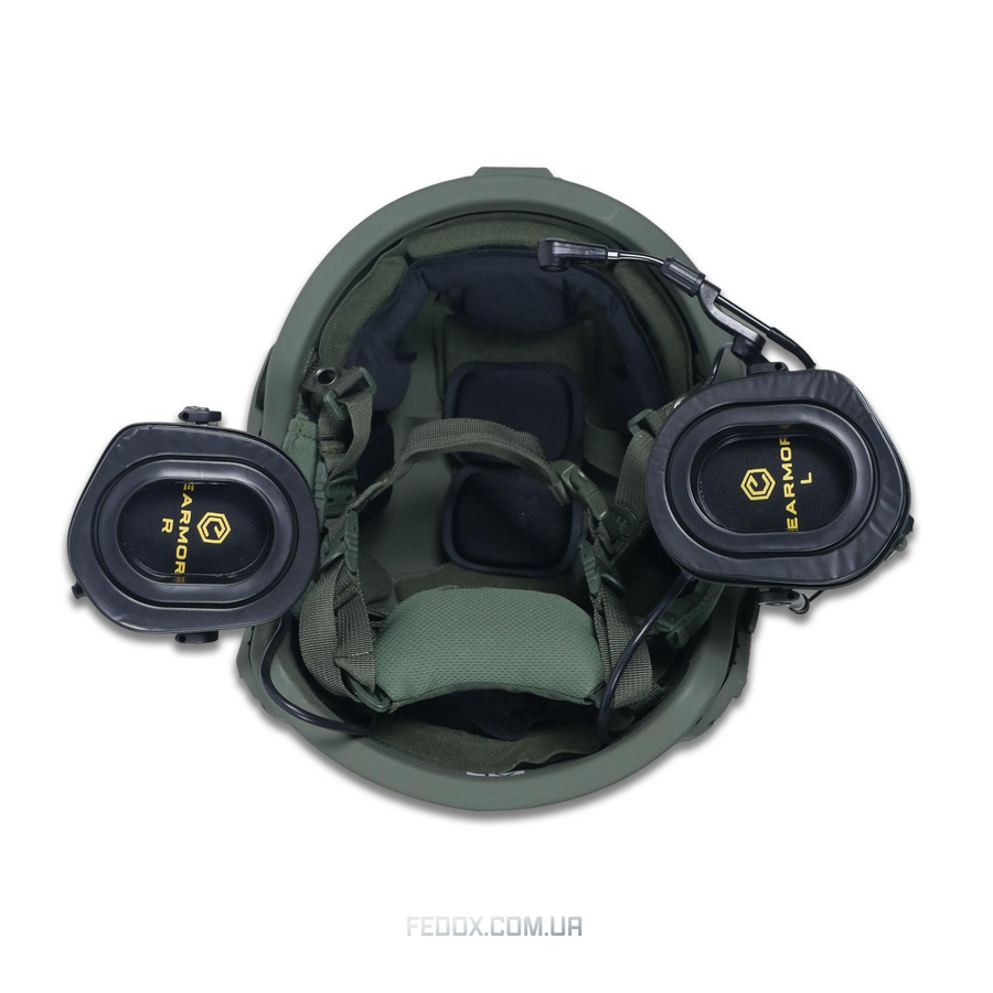 Тактические наушники EARMOR M32Н PLUS Олива