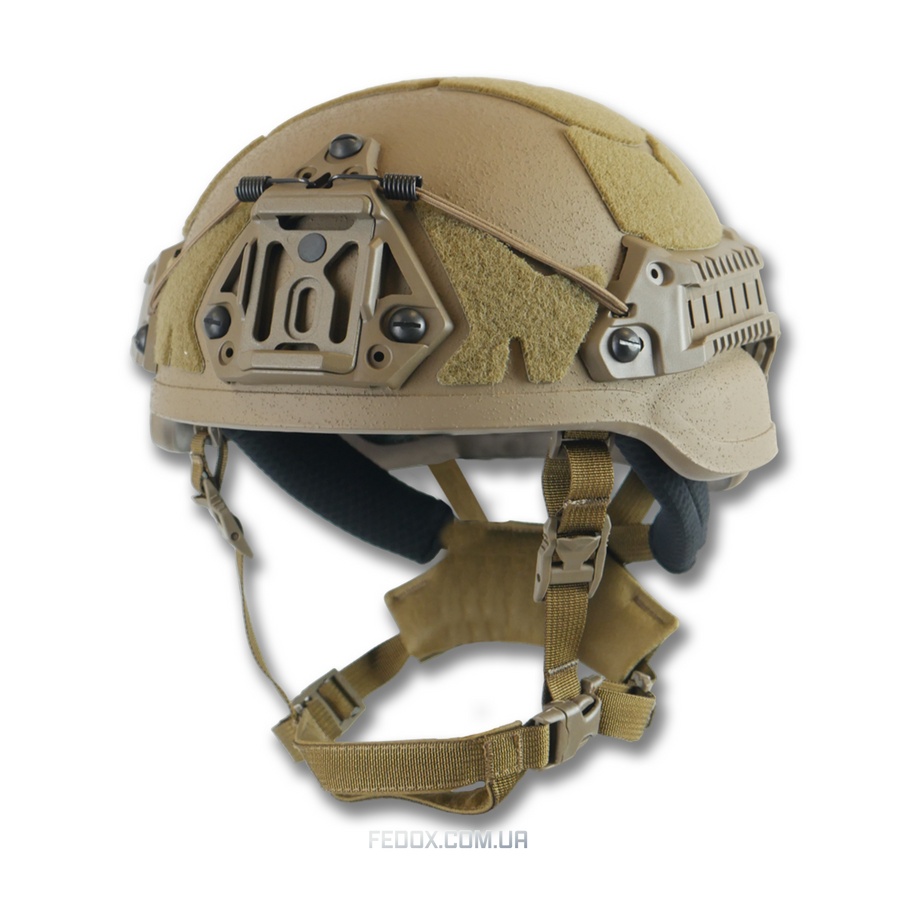 Балістична каска (шолом) NIJ-IIIA Sestan-Busch. Helmet (BK-ACH-MC) GEN-II (Ця Модель закриває Пів-Вуха) Coyote-Пісочний-(М) Оригінал із чохлом. Виробник Хорватія.