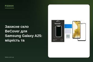 Защитное стекло BeCover для Samsung Galaxy A25: прочность и