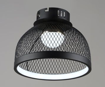 Люстра потолочная LED VALESO B YH1349/34W BK+GD