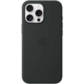 Чехол-накладка Apple Silicone Case with MagSafe для Apple iPhone 16 Pro Max Black (MYYT3)