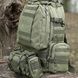 Тактический рюкзак Molle Assault 55л + (3 органайзера) Олива